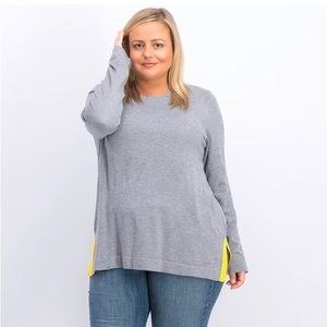 Charter Club Pullover Heater Gray Sweater